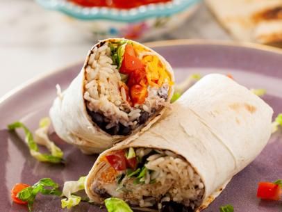 Slow Cooker Chicken Verde Burritos Recipe | Ree Drummond | Food Network Convenience Store Burritos Pioneer Woman, Chicken Verde Burritos, Slow Cooker Chicken Verde, Tortilla Meals, Pioneer Woman Chicken, Food Network Recipes Pioneer Woman, Easy Suppers, Chicken Verde, Ree Drummond Recipes