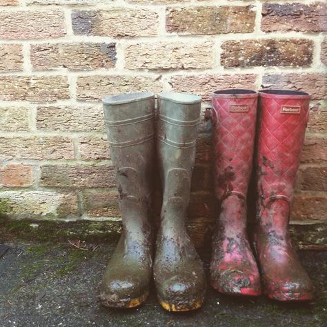 Muddy Boots Aesthetic, Rain Boots Aesthetic, Farmer Boots, Muddy Wellies, Ruby Granger, Aunt Bea, Farmer Art, Ramona And Beezus, Welly Boots