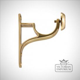 Curtain accessories - Decor | The Victorian Emporium Curtain Pole Brackets, Fancy Curtains, Victorian Curtains, Wooden Curtain Poles, Wooden Curtain, Stainless Steel Kitchen Faucet, Curtain Brackets, Curtain Rod Holders, Home Windows