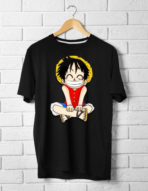 Different Logo Design, Luffy T Shirt, Different Logo, T Shirt Logo Design, Tshirt Painting, T Shirt Logo, Cartoon Logo, Anime Cartoon, Canva Design