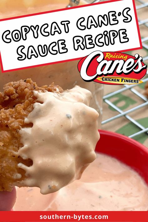 Raising Canes Sauce Recipe, Canes Sauce Recipe, Sauce For Chicken Tenders, Raising Cane Sauce Recipe, Dipping Sauce For Chicken, French Fry Sauce, Dressings Recipes, Canes Sauce, Canes Chicken