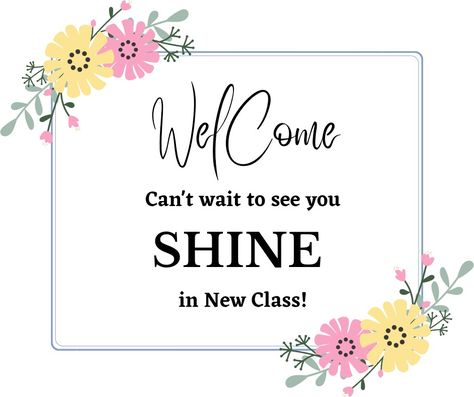 Welcome Card, Welcome Tag, For New Students, For Teachers Welcome Cards For Students, Welcome Quotes For Students, Ant Crafts, Welcome To Class, Soft Board, Devi Images, Pattern Design Drawing, Devi Images Hd, Welcome To School