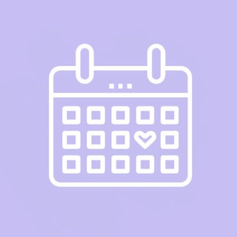 Calendar Logo, Wallpapers Purple, Icona Ios, Iphone Wallpaper Violet, App Ikon, Purple Icon, Zestaw Ikon, App Store Icon, Violet Pastel