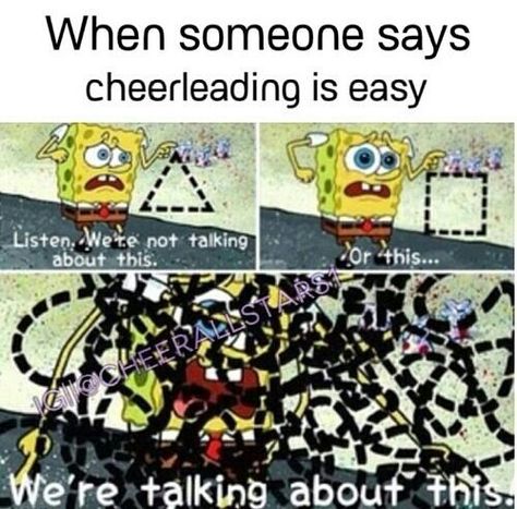 People Dont Know Anything Cheerleading Memes, Funny Cheer Quotes, Cheerleading Stunts, Cheer Funny, Cheer Flyer, Cheer Hacks, Cheerleading Quotes, Cheer Things, Cheerleading Competition