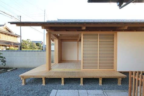 Japanese Porch, Japanese Tiny House, Japandi House, Japanese Homes, Japanese Home Design, Japanese Tea House, Japanese Style House, Building Aesthetic, Japanese Home Decor