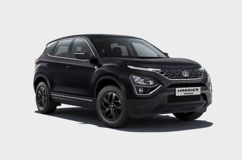 Black Harrier Car, Tata Harrier Black, Tata Harrier Dark Edition, Harrier Car, Tata Motors Cars, Tata Harrier, Garage Goals, Tata Cars, Tata Group