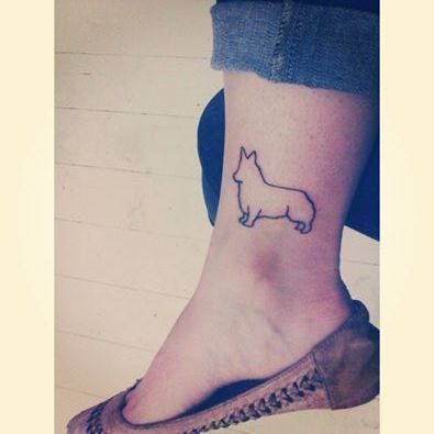 Corgi Tattoo, Ink Stains, Tattoo Outline, Ink Stain, Tiny Tattoos, I Tattoo, Favorite Things, Tattoo Ideas, My Style