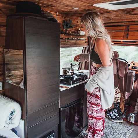 Michelle Lawrence (@michelle.lawrencee) • Instagram photos and videos Gmc Vandura, Girls Vans, Stealth Camping, Most Comfortable Bed, Cooking At Home, Van Life Diy, Camping Life, Blonde Girl, Enjoy It