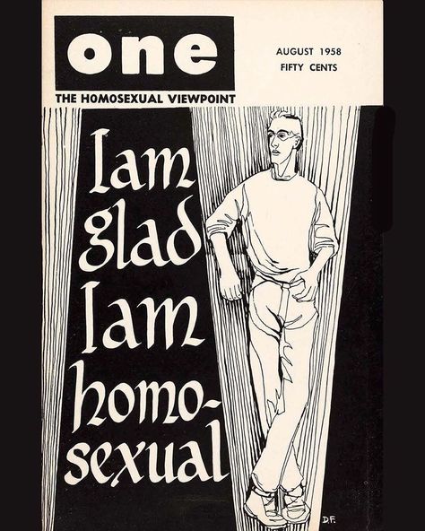 ONE Archives on Instagram: “Thank you for supporting the #onearchives and valuing QUEER HISTORY ✨ Please remember all the work that has been done and still needs to be…” Lgbt History, Fifty Cent, Cool Magazine, Queer Art, Daisy Chain, Gay Art, Magazine Covers, The Guardian, Graphic Design Illustration