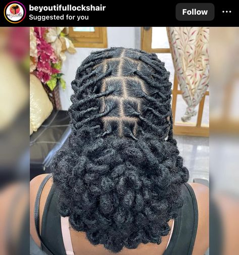 Loc Hairstyles Long Hair, Loc Styles Braided Back, Flat Loc Styles, Loc Down Hairstyles, Middle Part Loc Styles, No Retwist Loc Styles For Women Long, Locs Bun Styles Updo, Locs Hairstyles Barrel Twist, Locs Hairstyles Wedding