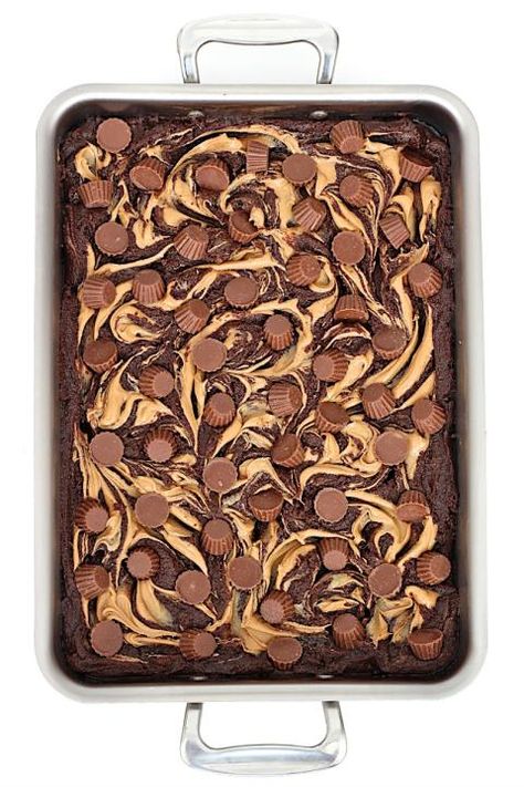 Swirled Peanut Butter Cup Brownies The Baker Mama, Brownies With Peanut Butter, Baker Mama, Vegan Peanut Butter Cups, Peanut Butter Swirl Brownies, Peanut Butter Cup Brownies, Peanut Butter Cup Cheesecake, Brownie Desserts Recipes, Healthy Peanut Butter Cups