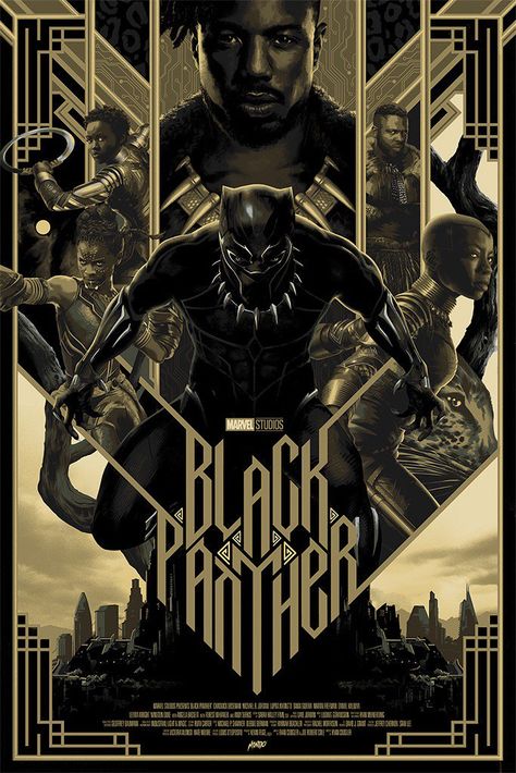 Black Panther Movie Poster, Matt Taylor, Mondo Posters, Marvel Movie Posters, Black Panther 2018, Panther Art, Panther Print, Black Panther Art, Movie Poster Wall