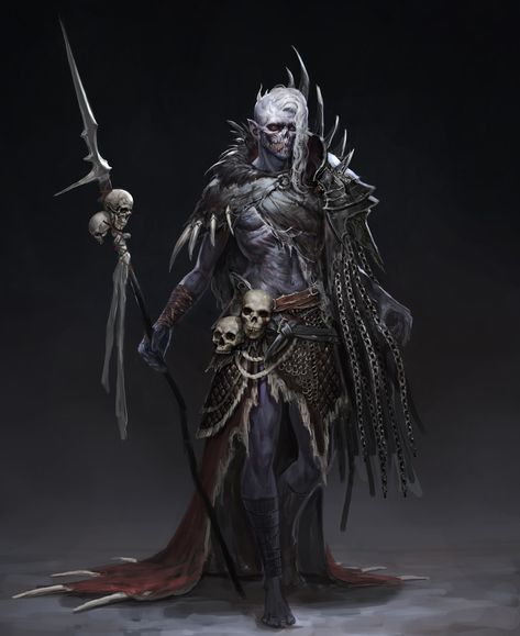 Undead Warrior, Evil Characters, Dark Creatures, 다크 판타지, Dark Elf, Monster Design, Creature Concept Art, Fantasy Warrior, Arte Fantasy