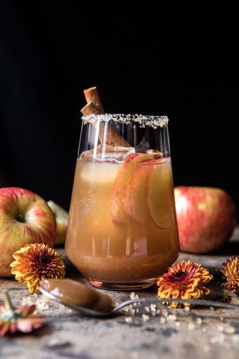 Edible Cocktails, Cider Cocktail, Half Baked Harvest Recipes, Old Fashion Cocktail Recipe, Apple Cider Cocktail, Homemade Apple Butter, Thanksgiving Cocktails, Cozy Drinks, Plate Ideas