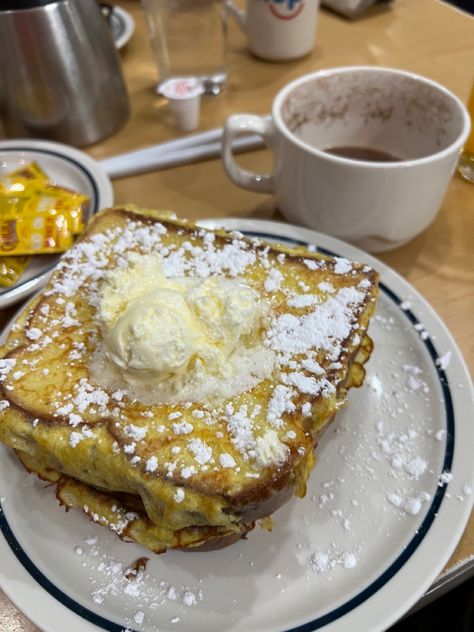 ihop aesthetic•french toast aesthetic•breakfast aesthetic• Denny's Aesthetic, Aesthetic French Toast, French Toast Aesthetic, Dennys Breakfast, Ihop French Toast, Toast Aesthetic, Aesthetic Breakfast, Breakfast Aesthetic, Breakfast Toast