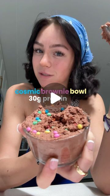 buff unicorn on Instagram: "protein goals are afraid of me atp 
-
protein powder always from @pescience code BUFFUNICORN to save your hard earned $$ 
-
outfit is from amazon 
-
-
#highproteindessert #healthydesserts #lowcaldesserts #lowcalsnacks #healthysweets #healthysweetsnacks #healthysnackrecipe #lowcalrecipes #proteinpowderrecipes #caloriedeficitsnacks" Pe Science Protein Recipes, Buff Unicorn, Brownie Bowls, Low Cal Snacks, Protein Goals, Cosmic Brownies, High Protein Desserts, Healthy Sweet Snacks, Protein Treats