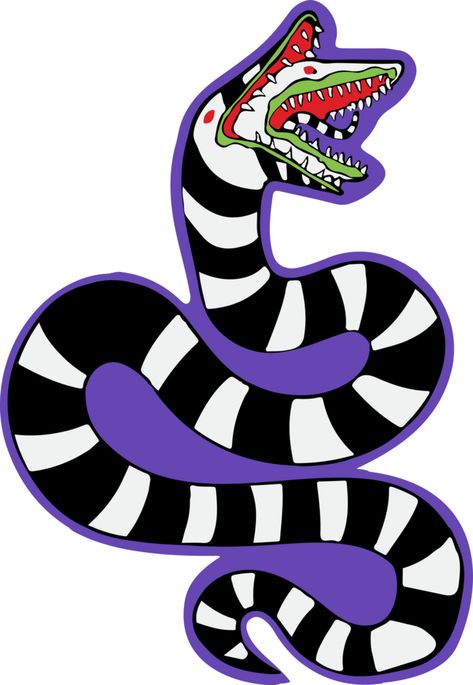 Beetlejuice Backdrop Ideas, Beetlejuice Free Printables, Beetlejuice Sandworm Drawing, Sand Snake Beetlejuice, Beetlejuice Svg Free, Beetlejuice Clipart, Beetle Juice Snake, Sand Worm Beetlejuice, Beetle Juice Sandworm