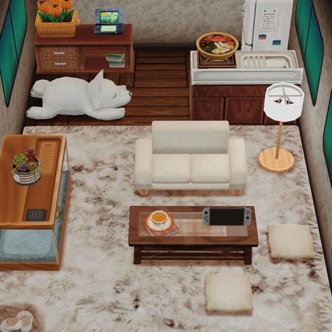 Acpc Camper Ideas, Acpc Campsite Ideas, Acnl House, Fairy Island, Animal Crossing Pc, Camp House, Happy Home Designer, Animal Crossing Characters, Pocket Camp