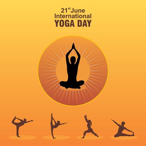 Yoga Poster Design, Happy Yoga Day, Creativity Wallpaper, Yoga Flyer, World Yoga Day, Yoga Logo Design, Happy International Yoga Day, Drawing Competition, Happy Yoga