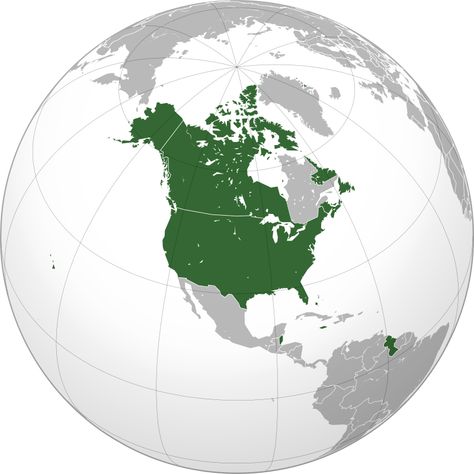 Anglo America (orthographic projection) - América Anglosajona - Wikipedia, la enciclopedia libre Native Americans Unit, Orthographic Projection, North American Animals, Guadalupe Mountains, North America Map, American Animals, Port Of Spain, Atlantic Canada, American Continent