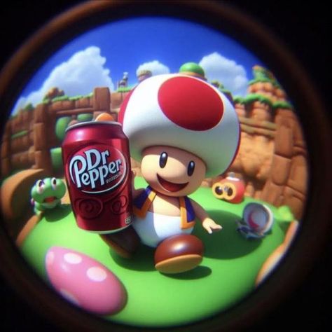 Toad Mario Bros, Fotografi Fesyen, Toad Mario, Circle Pfp, Y2k Profile Picture, Soda Drink, Jdm Wallpaper, Super Mario Art, Swag Cartoon