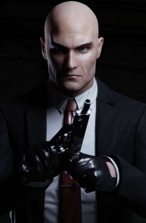 I created a large part of the characters for Hitman Absolution, here is Agent 47. It's the in-game model and textures, but rendered in 3ds Max with Mental Ray. There is a ton more renders and infor... Hitman Absolution, Hitman Agent 47, Agent 47, Anllela Sagra, Hit Man, Gaming Art, 3d Games, Game Character Design, Games Online