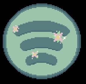 Cute free spotify icon in pixel art format Spotify Custom Icon, Spotify Pixel Icon, App Icon Design Pixel, App Icons Pixel Art, Pixel Video Game Aesthetic, Doctor Simi, Pixel App Icons, Pixel Art Icon, Pixel Video Game