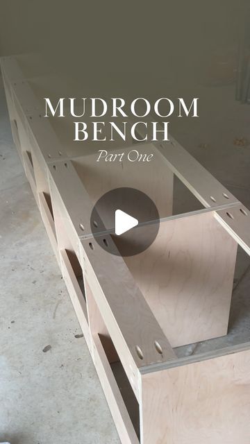 Caitlin | DIY & Woodworking on Instagram: "Follow along to see how I build this custom wooden bench for a mudroom. ✨hint there’s lots of pocket holes 🙃 #woodworking #mudroom #homedecor #customfurniture #carpenter" Pocket Holes, Diy Mudroom, Mudroom Bench Plans, Diy Mudroom Bench, Bench Plans, Diy Bench, Pocket Hole, Mudroom Bench, Wooden Bench