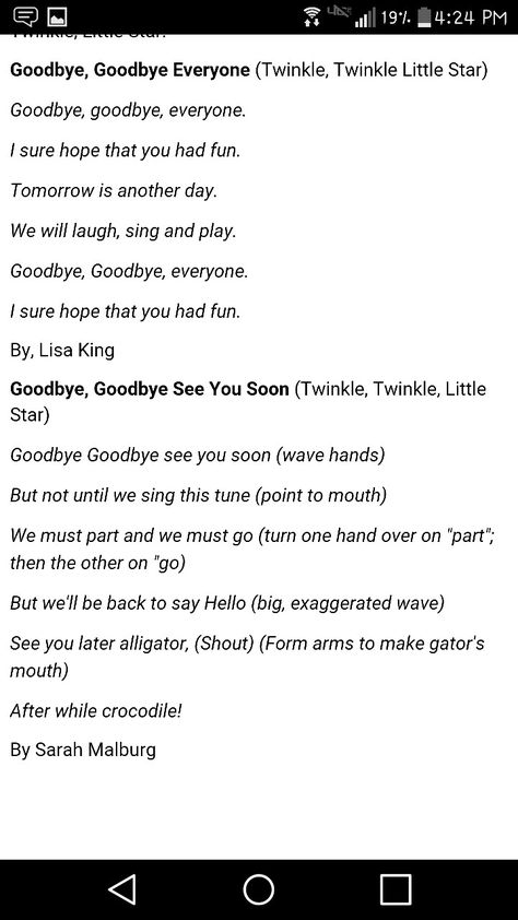 Goodbye Song Prek Goodbye Songs, End Of Day Preschool Song, Good Bye Songs For Preschool, Goodbye Songs For Kindergarten, Preschool Goodbye Songs, Goodbye Songs For Preschool, Goodbye Songs, Good Bye Songs, Circle Songs