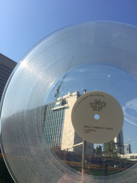 Crystal clear sunny skies give us crystal clear vinyl records! This is where it all started for Tempo Records; PRPLX's "Fabric Of Space" album (4x crystal clear vinyl with 7" labels). Last limited vinyl copies inc poster + sticker + dl can be found on http://T3MPO.com Expect some House, Techno and Breakbeat remixes coming soon! #prplx #temporecords #music #vinyl Music Vinyl, Vinyl Music, Music Labels, Poster Stickers, Clear Vinyl, Music Record, Crystal Clear, Vinyl Records, Cover Design