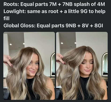 Ashy Bronde Formula Shades Eq, Dark Blonde Toner Shades Eq, Bronde Redken Shades Eq Formula, Ash Blonde Redken Shades Eq, Lowlight Formula Shades Eq, Old Money Blonde Formula, Bronde Redken Toners, Ash Blonde Hair Balayage, Redken Hair Color