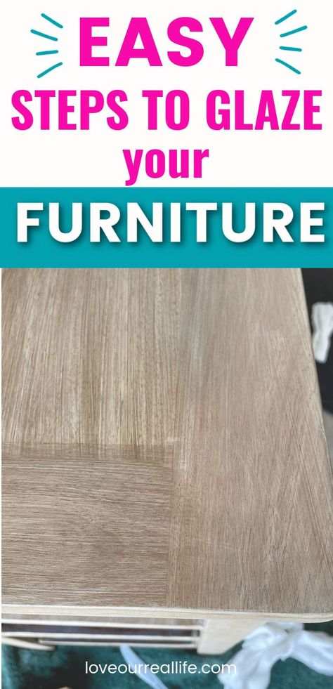 Learn to apply glaze to your wood furniture (painted or stained) to create a look of layers and depth for your furniture renovation project. Glazing Painted Furniture, Color Washed Wood, Stain Over Paint, Glazing Furniture, Chalk Paint Furniture Diy, Stripping Furniture, Stain Techniques, Staining Furniture, Diy Staining