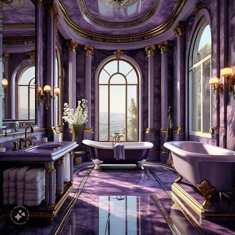 amethyst dream home 🔮 #amethyst Dream Bedroom Inspiration, Rustic Bathroom Designs, Bathroom Decor Luxury, Black Pink Background, Rustic Bathroom, City Apartment, Architecture Fashion, Dream Bedroom, Dream Home