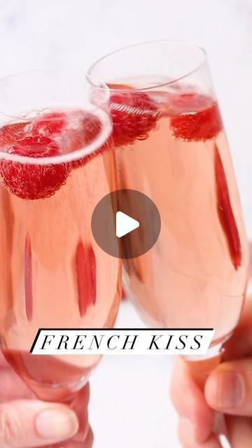 Tracy Koslicki on Instagram: "It’s our favorite way to cheers to the new year, a French Kiss! 😉 This sparkling cocktail is made with your favorite bubbles and raspberry liqueur for a gorgeous and delicious party drink! Find the full video by clicking the link in my bio and finding the clickable link or by heading straight there: https://www.servedfromscratch.com/french-kiss/" Cheers To The New Year, Sparkling Cocktail, Raspberry Liqueur, Party Drinks, Liqueur, Raspberry, Champagne, Bubbles, Kiss