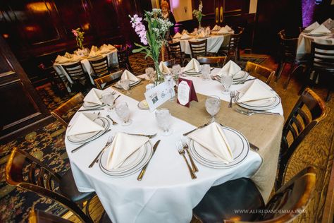 Rustic touches for a bicycle-themed wedding restaurant reception at Maggianos Las Vegas | Photo: Alfred & Emma Photography Bicycle Themed Wedding, Flamingo Las Vegas, Flamingo Wedding, Washable Wallpaper, Las Vegas Restaurants, Family Style Dinner, Restaurant Photos, Las Vegas Photos, Bridal Luncheon