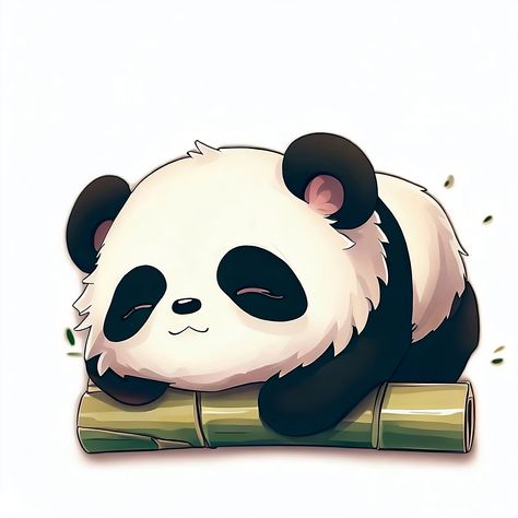 Sleepy Panda Cartoon, Sleepy Panda, Sleeping Panda, Inktober 2023, Sleepy Bear, Panda Drawing, Panda Lindo, Sleep Dream, Cricut Joy