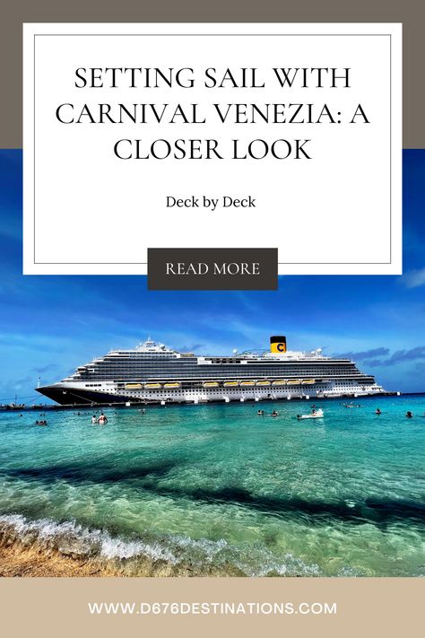 Take a closer look at the deck by deck review. Carnival Venezia, Cruise Terminal, Kings Island, New York City Manhattan, Ropes Course, Carnival Cruise Line, Vacation Inspiration, Carnival Cruise, Cruise Travel