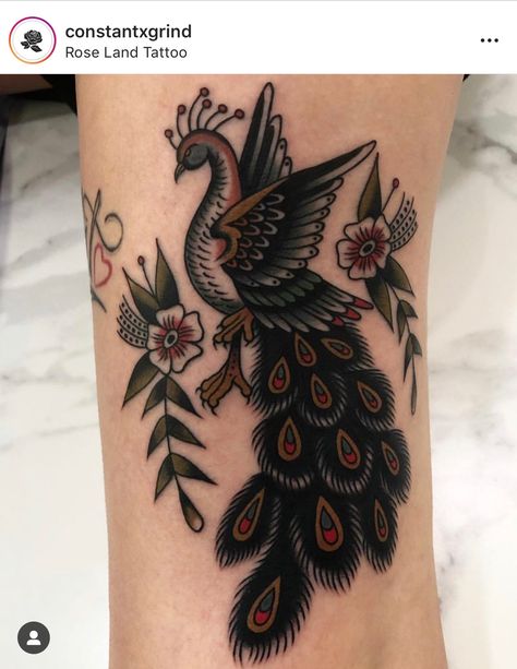 Traditional Tattoo Cover Up, Cover Up Tattoos For Women, Traditional Tattoo Flash Art, Shoulder Blade Tattoo, Peacock Tattoo, Traditional Style Tattoo, Chicano Style Tattoo, Taurus Tattoos, Sick Tattoo