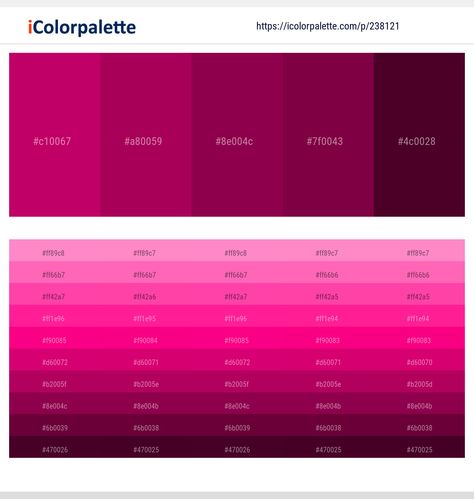 Magenta Decor Living Room, Magenta Pink Color Palette, Dark Magenta Dress Formal, Magenta Vs Fuschia, Fucsia Color Pallete, Dark Pink Colour Palette, Fusia Pink Color Palette, Dark Pink Palette, Fuschia Palette