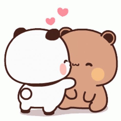 Bubududu Panda GIF - Bubududu Panda - Discover & Share GIFs Bears Hugging, Calin Gif, Panda Gif, Cute Panda Cartoon, Bear Gif, Cute Hug, Panda Lindo, Chibi Cat, Cute Bunny Cartoon