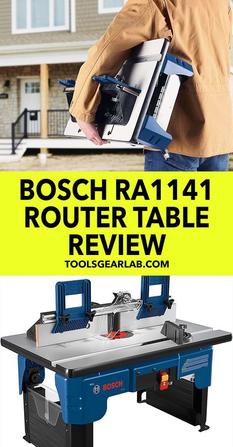 Bosch RA1141 Router Table Review Bosch Router Table, Bosch Router, Small Table Saw, Router Table, Table Saw, The Garage, Diy Woodworking, Woodworking Tools, Power Tools