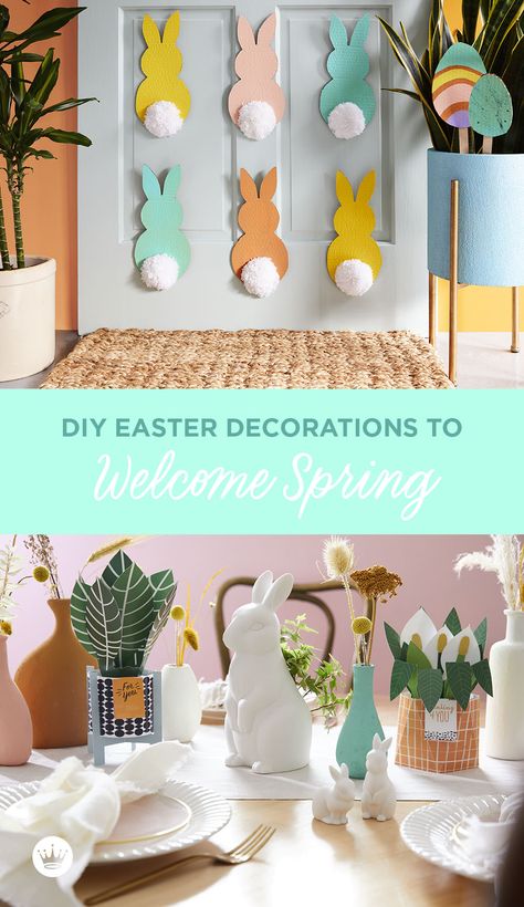 Easter Office Decor, Office Easter Decorations, Easter Door Decorations Classroom, Diy Flower Vases, Bunny Door Decoration, Easter Classroom Decorations, Easter Bunny Door Decoration, Activities Coordinator, Easter Door Decorations