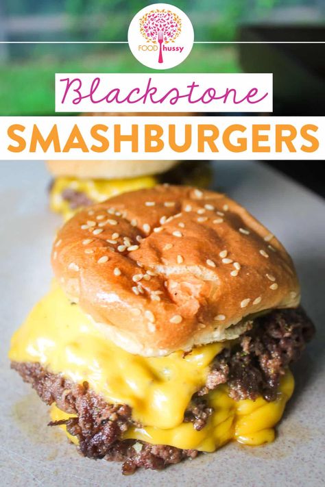 Blackstone Recipe, Best Hamburger Recipes, Griddle Cooking Recipes, Smash Burger Recipe, Blackstone Recipes, Smash Burgers, Blackstone Grill, Burger Seasoning, Griddle Recipes