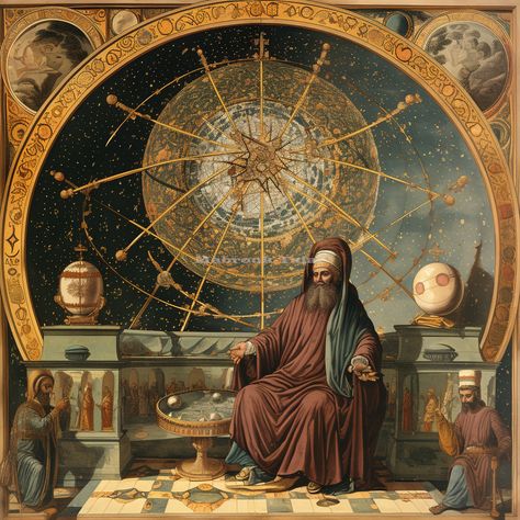 Islamic Culture Art, Islamic Mysticism, Muslim Scholars, Islam And Science, Expressive Painting, Temple Drawing, Sufi Mystic, Alchemy Symbols, Al Andalus