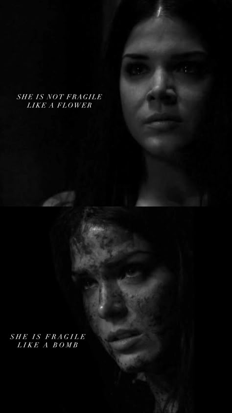 Octavia Blake Season 1, Octavia Blake Quotes, Grounder Language, The 100 Poster, Not Fragile Like A Flower, The 100 Quotes, The 100 Characters, Octavia Blake, Lexa The 100