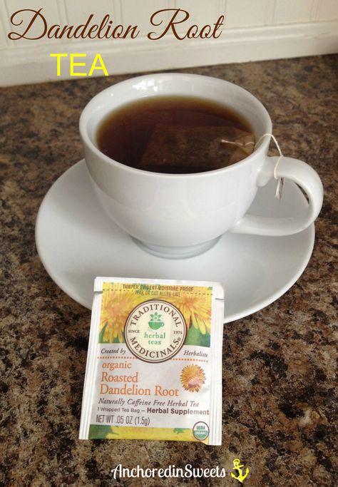 I love this Roasted Dandelion Root Tea! I drink it everyday, and I make sure to buy organic. I love the *Roasted* tea as opposed to the regular Dandelion tea. It just tastes better. =) Dandelion Tea Benefits Health, Dandelion Root Tea Detox Drink, Dandelion Recipes Tea, Benefits Of Dandelion Tea, Sasparilla Root Tea Benefits, Dandelion Root Tea Recipe, Roasted Dandelion Root Tea Benefits, Dandilion Tea, Dandelion Root Tea Benefits