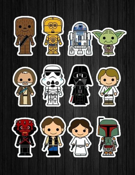 Star Wars Classroom, Star Wars Baby Shower, Yoda Star Wars, Chirstmas Decor, Star Wars Stickers, Star Wars Quotes, Star Wars Birthday Party, Star Wars Christmas, Birthday Kids