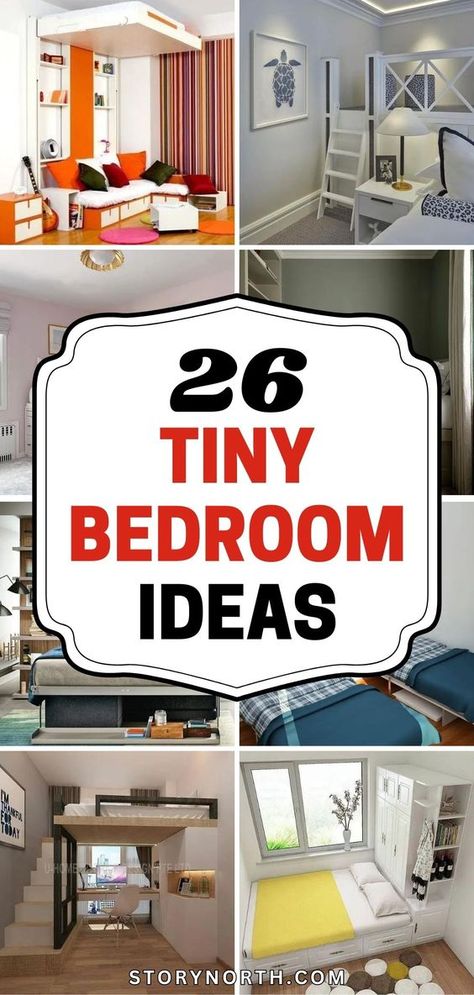 Save this pin for clever space-saving tips and stylish decor ideas to transform your small bedroom! Discover innovative ways to maximize your space with flair. #SmallBedroomIdeas #HomeDecor #SpaceSavingTips Rent Friendly Decorating, Space Savers Bedroom, Kids Room Organization Diy, Tiny Room Ideas, Cozy Small Bedroom Ideas, Small Space Living Hacks, Tiny Space Living, Small Room Decor Ideas, She Shed Decorating Ideas