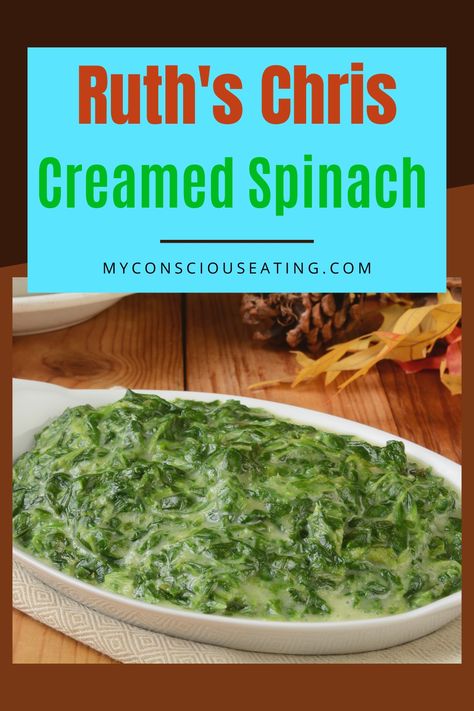 Creamed spinach with a sprinkle of cheese Creamed Spinach Ruth Chris, Ruths Chris Creamed Spinach, Ruth Chris Creamed Spinach Recipe, Ruth’s Chris Creamed Spinach, Ruth Chris Creamed Spinach, Creamed Spinach With Fresh Spinach, Spinach Maria Recipe, Cream Spinach Recipe, Spinach Maria