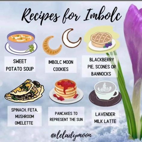 Imbolc Recipes, Blackberry Cookies, Wicca Holidays, Imbolc Ritual, Kitchen Witch Recipes, Moon Pies, Wiccan Magic, Kitchen Witchery, Wiccan Spell Book